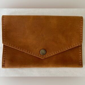 Wheat! Portland Leather Goods Large Snap Envelope (Unicorn!)